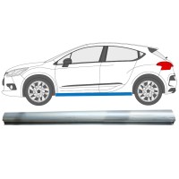 Pannello di riparazione sottoporta inferiore per Citroen DS4 2011-2015 / Sinistra 15015