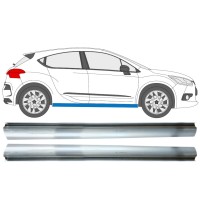 Pannello di riparazione sottoporta inferiore per Citroen DS4 2011-2015 / Sinistra+Destra / Set 15016
