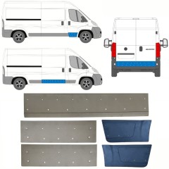 Lamierato riparazione porta per Citroen Jumper 2006-2025 / Sinistra+Destra / Set 14509