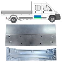 Lamiera di riparazione interno ed esterno porta posteriore per Fiat Ducato 2006-2026 / Sinistra = Destra (simmetrico) / Set 16395