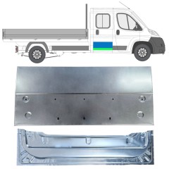 Lamiera di riparazione interno ed esterno porta posteriore per Fiat Ducato 2006-2026 / Sinistra = Destra (simmetrico) / Set 16395