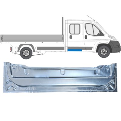 Pannello di riparazione porta posteriore interno per Fiat Ducato 2006-2026 / Sinistra = Destra (simmetrico) 16386