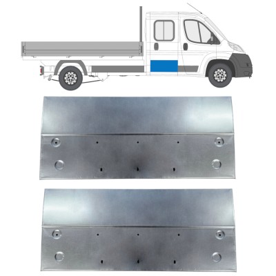 Pannello di riparazione porta posteriore per Fiat Ducato 2006-2026 / Sinistra+Destra / Set 16075