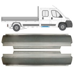 Lamiera di riparazione sottoporta posteriore per Citroen Jumper 2006-2025 / Sinistra+Destra / Set 15373