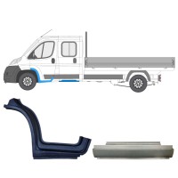Set di pannelli di riparazione per Fiat Ducato 2006-2014 / Sinistra / Doppia cabina / 14797 Set di pannelli di riparazione per Fiat Ducato 2006-2014 / Sinistra / Doppia cabina / 14797