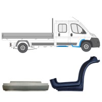 Set di pannelli di riparazione per Fiat Ducato 2006-2014 / Destra / Doppia cabina / 14796 Set di pannelli di riparazione per Fiat Ducato 2006-2014 / Destra / Doppia cabina / 14796