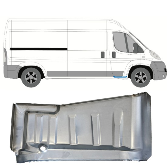 Lamierato riparazione gradino per Fiat Ducato 2006-2014 / Destra 15052 Lamierato riparazione gradino per Fiat Ducato 2006-2014 / Destra 15052