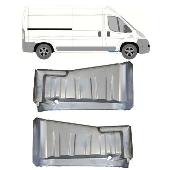 Lamierato riparazione gradino per Fiat Ducato 2006-2014 / Sinistra+Destra / Set 15061 Lamierato riparazione gradino per Fiat Ducato 2006-2014 / Sinistra+Destra / Set 15061
