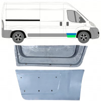 Lamiera di riparazione interno ed esterno porta anteriore per Fiat Ducato 2006- / Destra / Set 12004