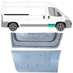 Lamiera di riparazione interno ed esterno porta anteriore per Fiat Ducato 2006-2025 / Destra / Set 12004