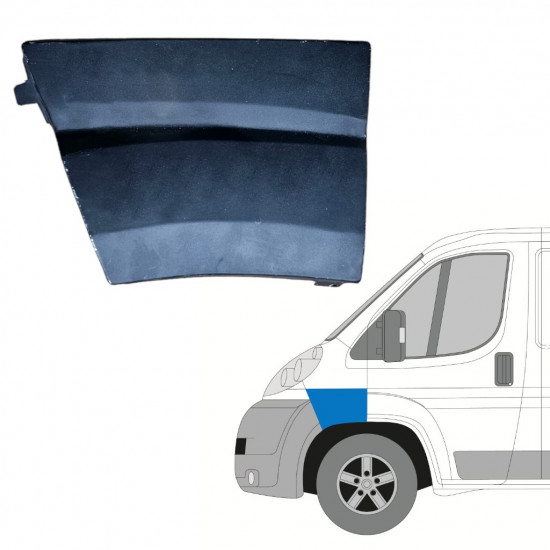 Pannello di riparazione parafango anteriore per Fiat Ducato 2006-2014 / Sinistra 12885