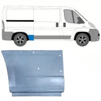 Pannello di riparazione parafango posteriore per Fiat Ducato 2006-2014 / Destra 15111