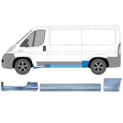 Set di pannelli di riparazione per Citroen Jumper 2006-2025 / Sinistra / 14338