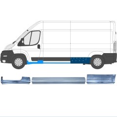 Set di pannelli di riparazione per Citroen Jumper 2006-2025 / Sinistra / 14342