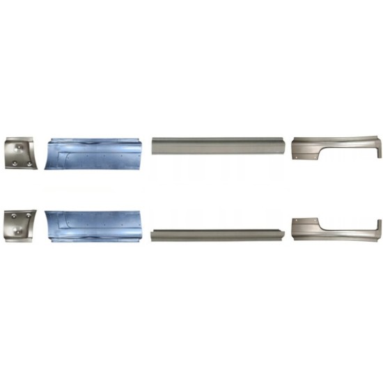 Pannello di riparazione sottoporta lamiera per Fiat Ducato 2006-2026 / Sinistra+Destra / Set 10887