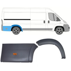 Modanatura laterale parafango posteriore con lampada per Peugeot Boxer 2006-2014 / Destra / Set 14467