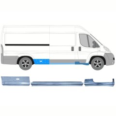 Set di pannelli di riparazione per Peugeot Boxer 2006-2025 / Destra / 14343
