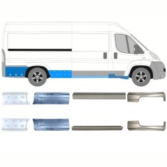 Pannello di riparazione sottoporta lamiera per Peugeot Boxer 2006-2026 / Sinistra+Destra / Set 14168