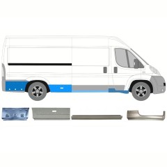 Set di pannelli di riparazione per Peugeot Boxer 2006-2026 / Destra 16792