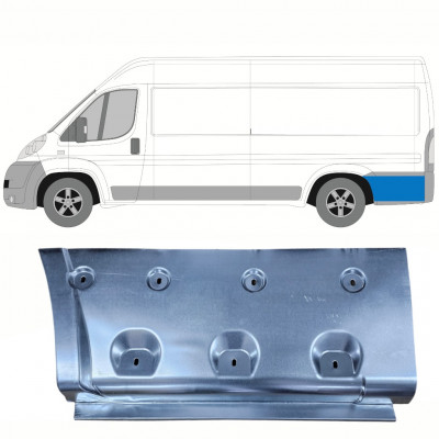 Pannello di riparazione parafango posteriore per Fiat Ducato 2006- / LWB / Sinistra 8655