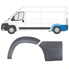 Set di modanature arco ruota posteriore per Fiat Ducato 2006-2018 / Sinistra / 8564