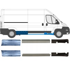 Pannello di riparazione sottoporta lamiera per Peugeot Boxer 2006-2026 / Sinistra+Destra / Set 14448