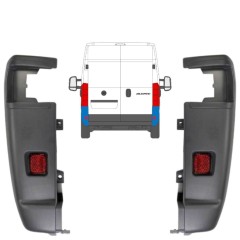 Angolo paraurti posteriore 270 gradi per Citroen Jumper 2006-2018 / Sinistra+Destra / Set 14064