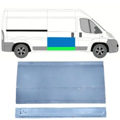 Pannello di riparazione esterno inferiore porta scorrevole per Fiat Ducato 2006-2025 / Destra / Set 14823