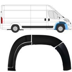 Set di modanature parafango anteriore per Peugeot Boxer 2018-2023 / Destra / 14402