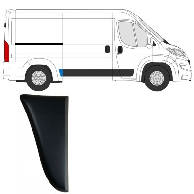 Modanatura laterale parafango posteriore per Fiat Ducato 2018- / Destra 14802