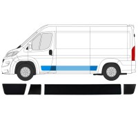 Set di modanature laterali per Fiat Ducato 2018- / Sinistra / 15040 Set di modanature laterali per Fiat Ducato 2018- / Sinistra / 15040