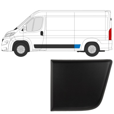 Modanatura laterale parafango posteriore per Fiat Ducato 2018- / Sinistra 14805