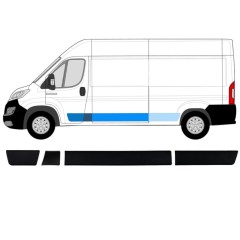 Set di modanature laterali per Citroen Jumper 2018- / Sinistra / 14418