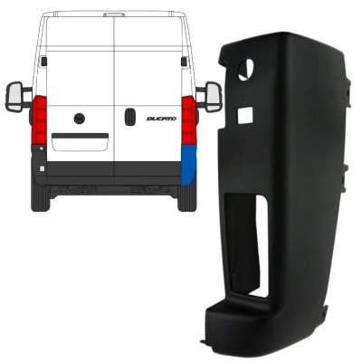 Angolo paraurti posteriore 180 gradi per Peugeot Boxer 2018- / Destra 15438