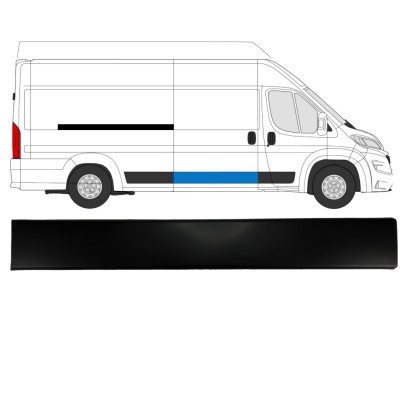 Modanatura laterale porta scorrevole per Fiat Ducato 2018- / Destra 15114