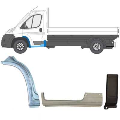 Set di pannelli di riparazione per Fiat Ducato 2006-2026 / Sinistra / 17000