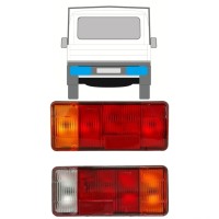 Fanale posteriore per Peugeot Boxer 1994-2002 / Sinistra+Destra / Set 14052