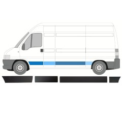 Set di modanature laterali per Citroen Jumper 2002-2006 / Sinistra / 14393
