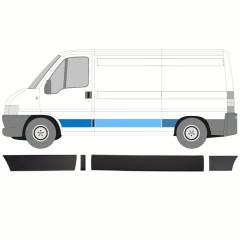 Set di modanature laterali per Citroen Jumper 2002-2006 / Sinistra / 13881