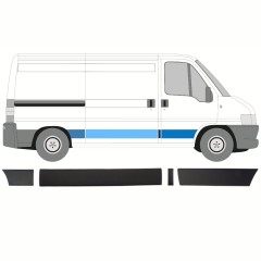 Set di modanature laterali per Citroen Jumper 2002-2006 / Destra / 13879