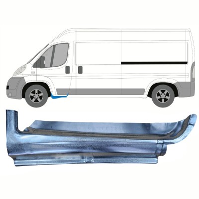 Pannello di riparazione davanzale della porta anteriore per Fiat Ducato 2006-2014 / Sinistra 14791