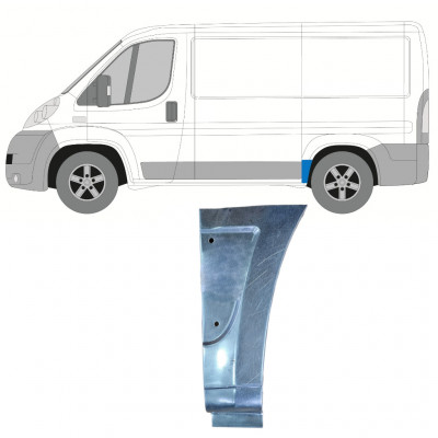 Pannello di riparazione parafango posteriore per Fiat Ducato 2006- / SWB / Sinistra 11473