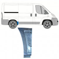 Pannello di riparazione parafango posteriore per Fiat Ducato 2006- / SWB / Destra 11472