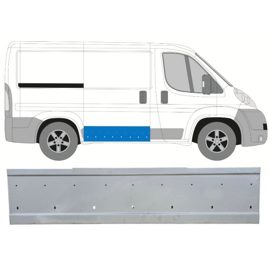 Pannello di riparazione porta scorrevole per Fiat Ducato 2006-2014 / Destra 14735 Pannello di riparazione porta scorrevole per Fiat Ducato 2006-2014 / Destra 14735