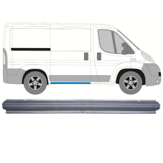 Sottoporta per porta scorrevole per Fiat Ducato 2006-2014 / Destra 14734 Sottoporta per porta scorrevole per Fiat Ducato 2006-2014 / Destra 14734