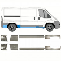 Pannello di riparazione sottoporta lamiera per Fiat Ducato 2006- / Sinistra+Destra / Set 10885