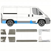 Pannello di riparazione sottoporta lamiera per Fiat Ducato 2006- / Sinistra+Destra / Set 10886