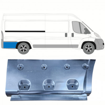 FIAT DUCATO 2006- PANNELLO DI RIPARAZIONE DELL\'ALA POSTERIORE LUNGO / DESTRA