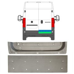 Pannello di riparazione porta posteriore per Peugeot Boxer 2006-2025 / Destra / Set 14257