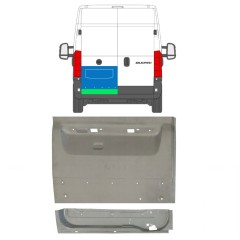Pannello di riparazione porta posteriore per Fiat Ducato 2006-2025 / Sinistra / Set 11681